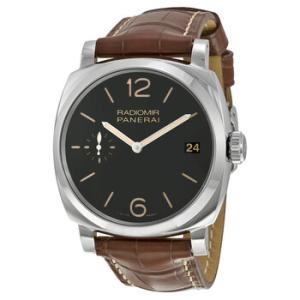 Radiomir 1940 Black Dial Brown Leather Watch PAM00514