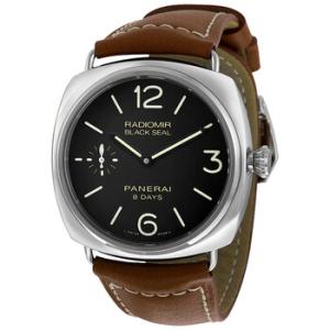 Radiomir Black Dial Brown Leather Watch PAM00609
