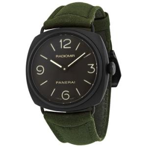 Radiomir  Black Seal Kuwait Hand Wind Black Dial Watch PAM00612