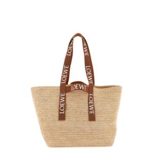 Raffia Fold Shopper Bag