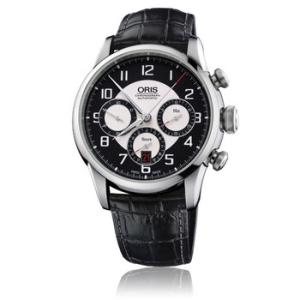 Raid Black and silver Dial Automatic Black Leather  Watch 01 676 7603 4094SET