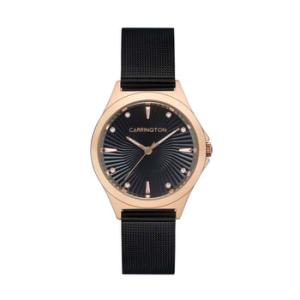 Rania Quartz Black Dial Watch CT201755