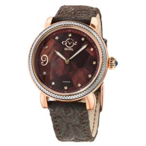 Ravenna Floral Quartz Diamond Mother of Pearl Dial Watch 12604F