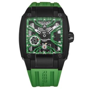 ReVolt Hand Wind Green Dial Watch RB.REV.3H.TB.GR