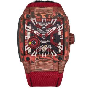 ReVolt Hand Wind Red Dial Watch RB.REV.3H.CA.GZH