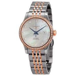 Record Automatic Chronometer Diamond White Mother of Pearl Dial Watch L2.321.5.89.7