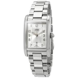 Rectangular Automatic Silver Dial Watch 01 561 7692 406107 8 18