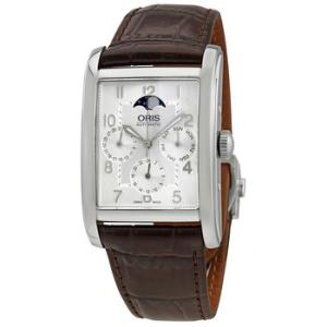Rectangular Complication Silver Dial Watch 58276944061LS