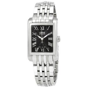 Rectangular Date Black Dial Watch 56176564071MB