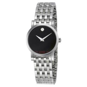 Red Label Black Dial Stainless Steel Watch