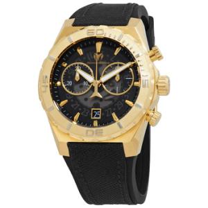 Reef Chronograph Quartz Black Dial Watch TM519008
