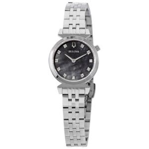 Regatta Diamond Black Mother of Pearl Dial Watch 96P221