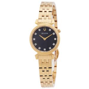 Regatta Quartz Diamond Black Mother of Pearl Dial Watch 97P173