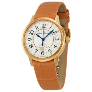 Rendezvous Night  Day Mother of Pearl Dial Gold Leather Watch Q3462590