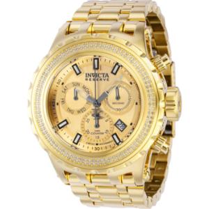 Reserve Specialty Subaqua Chronograph Quartz Diamond Gold Dial Watch