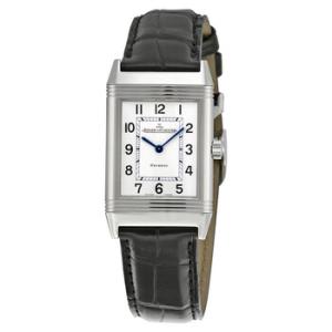 Reverso Classique White Dial Black Leather Watch Q2518412