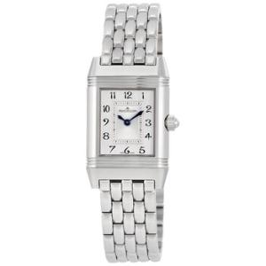 Reverso Duetto Silver and Black Dial Stainless Steel Watch Q2668112