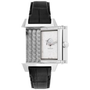 Reverso Squadra Lady Duetto Silver and Black Dial Watch Q7058430