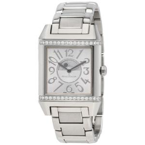 Reverso Squadra Silvered Guilloche Dial Watch Q7058130