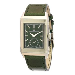 Reverso Tribute Monoface Hand Wind Green Dial Watch Q3978430