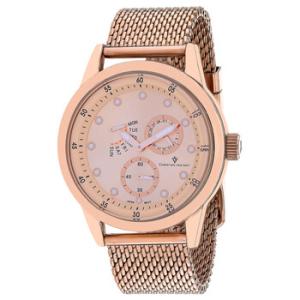 Rio Quartz Rose Gold Dial Watch CV8719