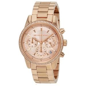 Ritz Rose Dial Watch MK6357