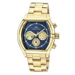 Roman Chronograph Quartz Blue Dial Watch 1291DROS