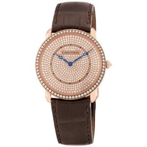 Ronde Louis 18K Pink Gold Diamond Dial Watch WR007008