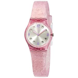 Rose Glistar Grey Dial Pink Glitter Silicone Leadies Watch LP132C