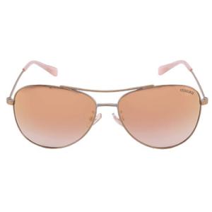 Rose Gold Gradient Flash Pilot Sunglasses HC7079 90056F