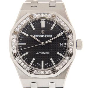 Royal Oak Automatic Diamond Black Dial Watch 15451ST.ZZ.1256ST.01.A