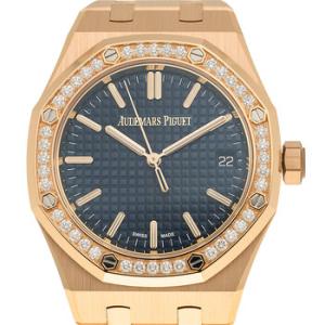 Royal Oak Automatic Diamond Blue Dial Watch 15551OR.ZZ.1356OR.02