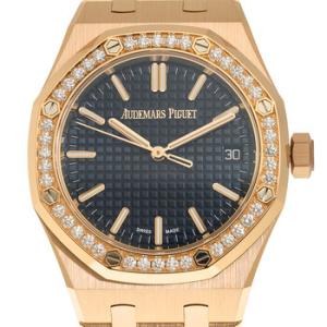 Royal Oak Automatic Diamond Blue Dial Watch 15551OR.ZZ.1356OR.05