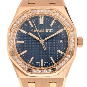 Royal Oak Automatic Diamond Blue Dial Watch 77451OR.ZZ.1361OR.04