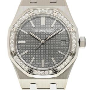 Royal Oak Automatic Diamond Grey Dial Watch 15551ST.ZZ.1356ST.06