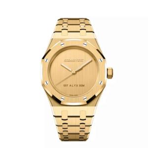 Royal Oak Automatic Gold Dial Watch 15550BA.OO.1356BA.02