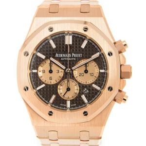 Royal Oak Chocolate Dial 18K Rose Gold Watch 26331OR.OO.1220OR.02