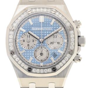 Royal Oak Chronograph Automatic Diamond Blue Dial Watch 26715ST.ZZ.1356ST.01