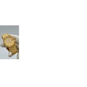 Royal Oak Crystal Sand Goldtone Dial Automatic Watch 77450BA.GG.1361BA.01