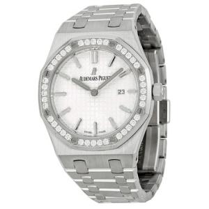 Royal Oak Diamond Silver Dial Stainless Steel Watch 67651ST.ZZ.1261ST.01