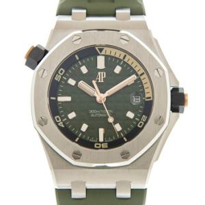 Royal Oak Offshore Automatic Green Dial Watch 15720ST.OO.A052CA.01