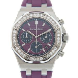 Royal Oak Offshore Chronograph Diamond Purple Dial Watch 26231ST.ZZ.D075CA.01