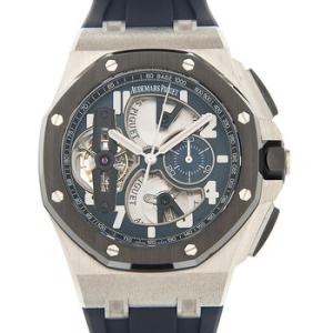 Royal Oak Offshore Tourbillon Blue Skeleton Dial Automatic Watch 26388PO.OO.D027CA.01