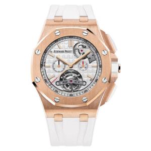 Royal Oak Offshore Tourbillon Silver Dial Automatic Watch 26540OR.OO.A010CA.01