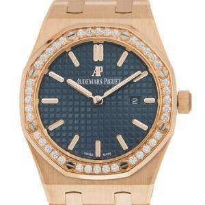 Royal Oak Quartz Diamond Silver Dial Watch 67651OR.ZZ.1261OR.02