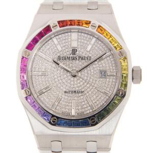 Royal Oak Rainbow Automatic Diamond White Gold Watch 15413BC.YY.1220BC.01