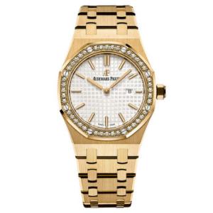 Royal Oak Silver Dial 18 Carat Yellow Gold Watch 67651BA.ZZ.1261BA.01