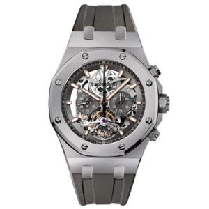 Royal Oak Tourbillon Slate Grey Skeleton Dial Watch 26347TI.GG.D004CA.01