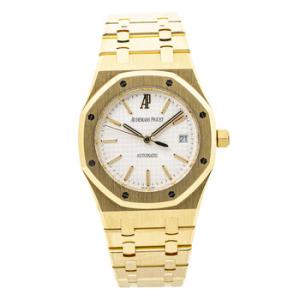 Royal Oak White Dial Watch 15300BA
