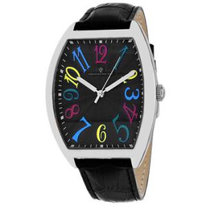 Royalty II Quartz Black Dial Watch CV0372